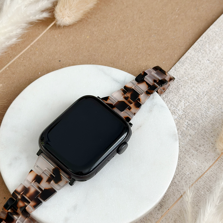 Slim Luxe Ivory Tort Apple Watch Strap