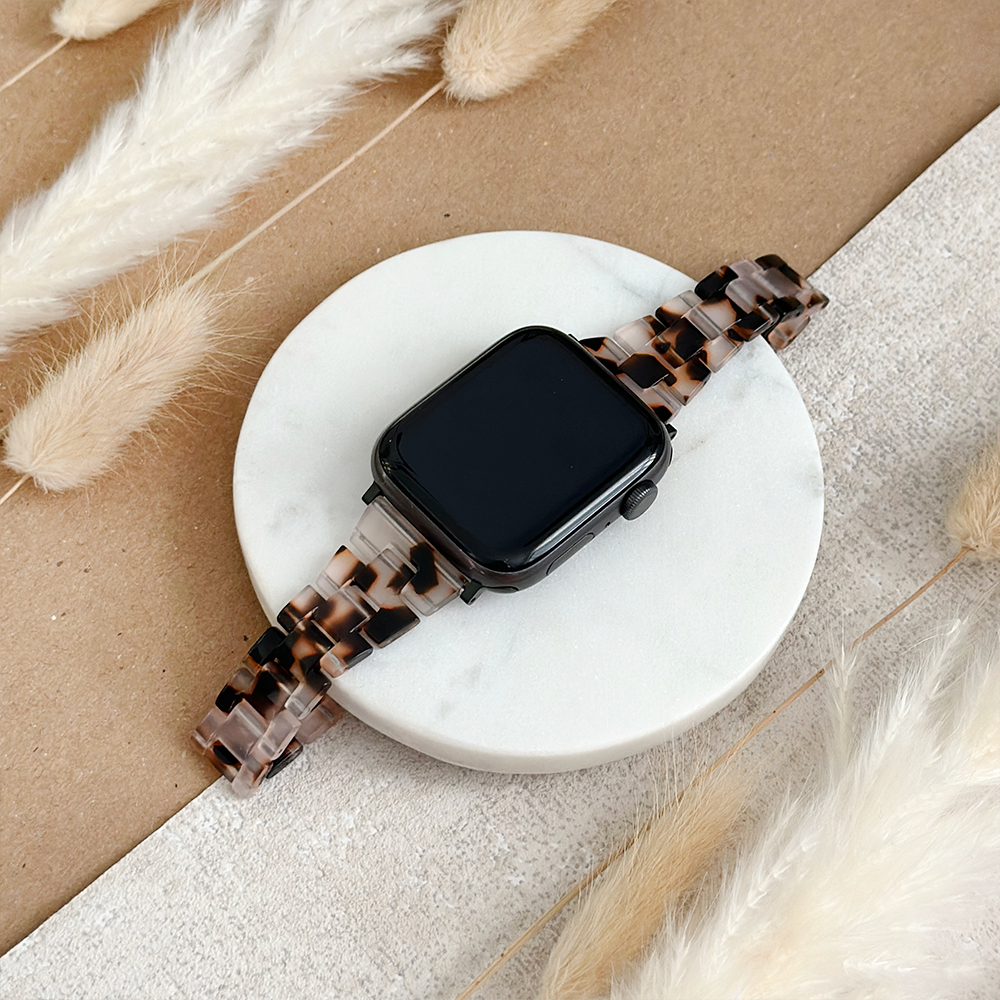 Luxe Black Marble Apple Watch Strap Watch Bands Coconut Lane