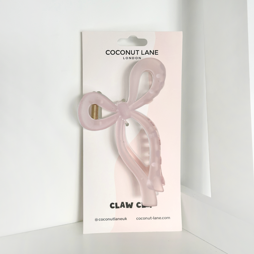 Cute Bow Claw Clip - Lilac