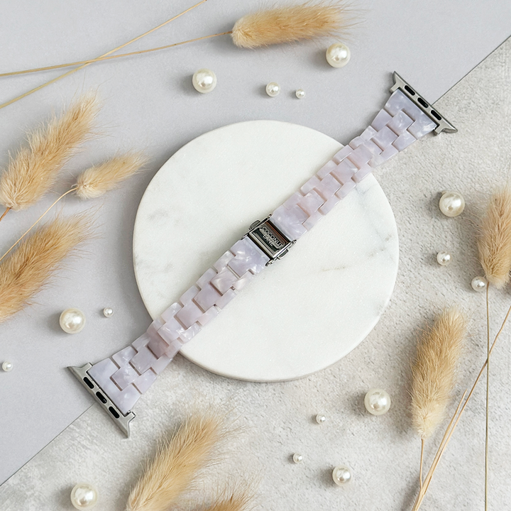 Slim Luxe Pearl Apple Watch Strap