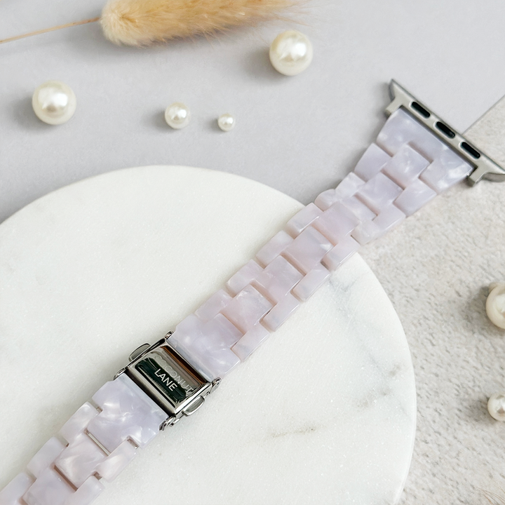 Slim Luxe Pearl Apple Watch Strap