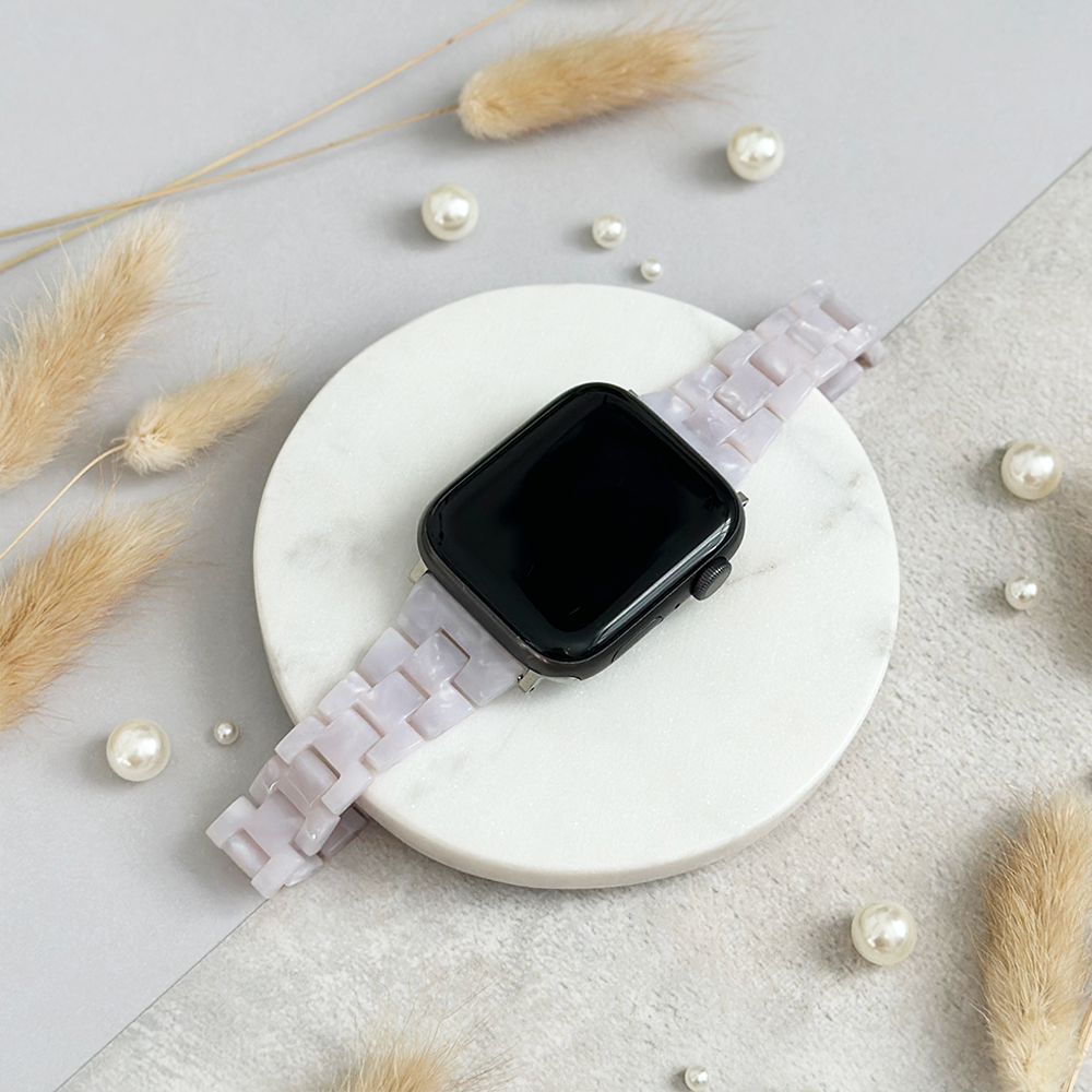 Slim Luxe Pearl Apple Watch Strap