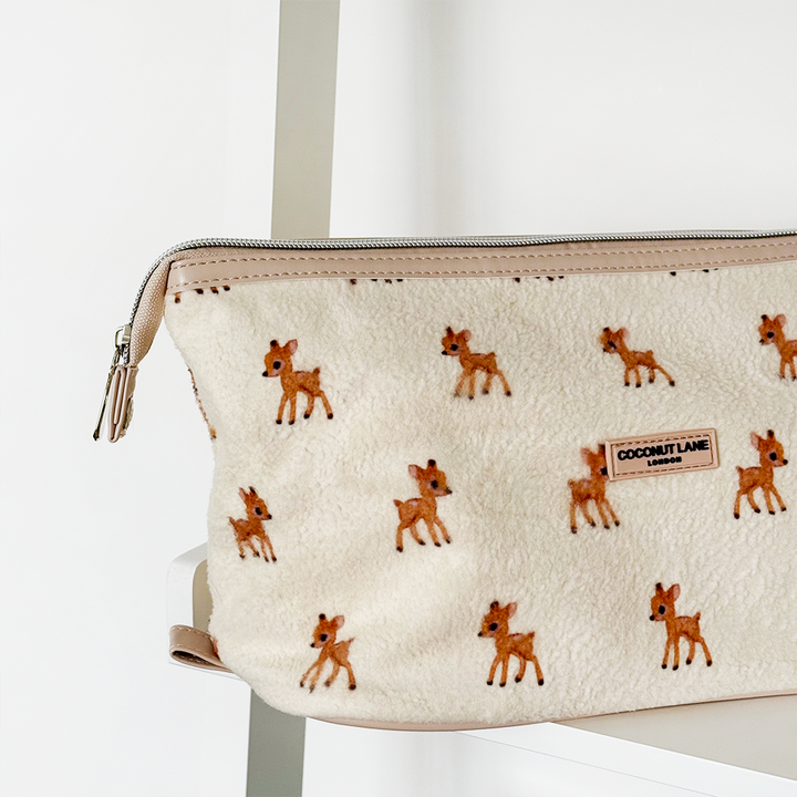 Expandable Makeup Bag - Fleecy Fawn