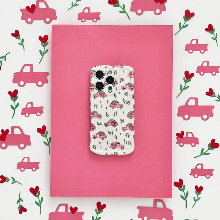 Wavy Phone Case - Love Truck