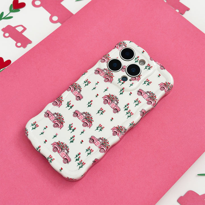 Wavy Phone Case - Love Truck