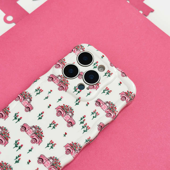 Wavy Phone Case - Love Truck