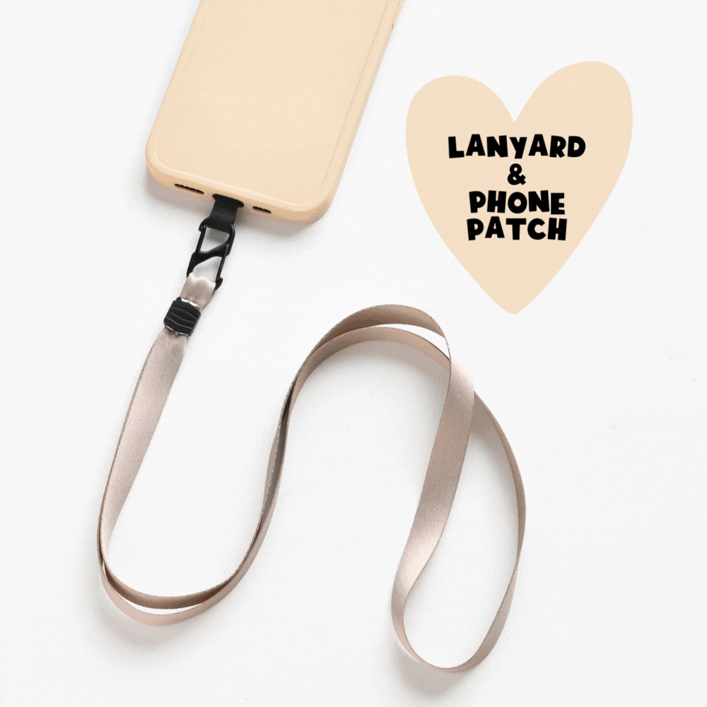 6 Handy-Lanyard Pads – Lila, Ohne Kleber, Mit D-Ring Für Handytasche & Armbänder