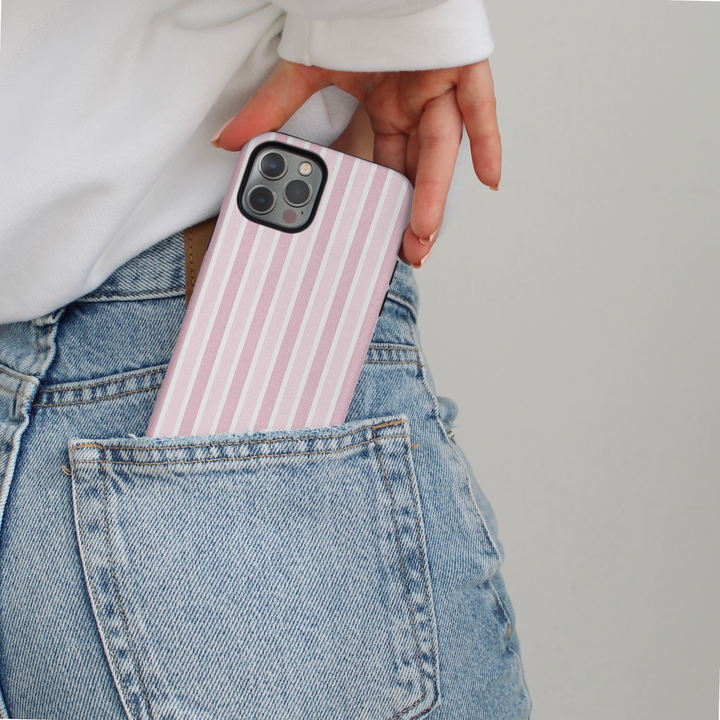 Tough Phone Case - Powder Stripes