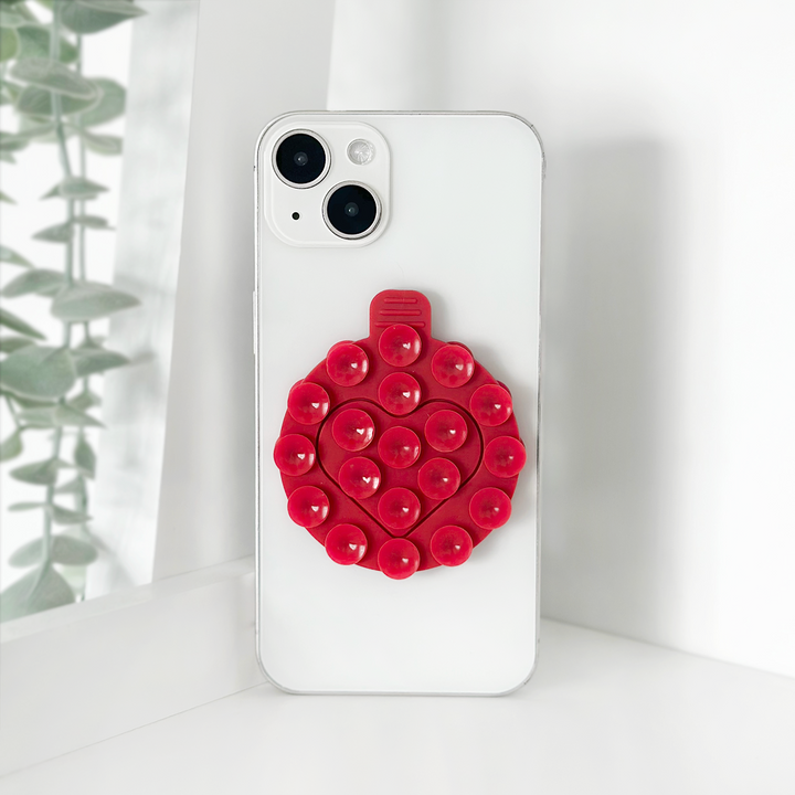 Suction Phone Holder - Red