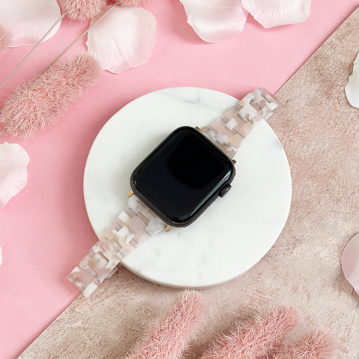 Slim Luxe Rose Apple Watch Strap