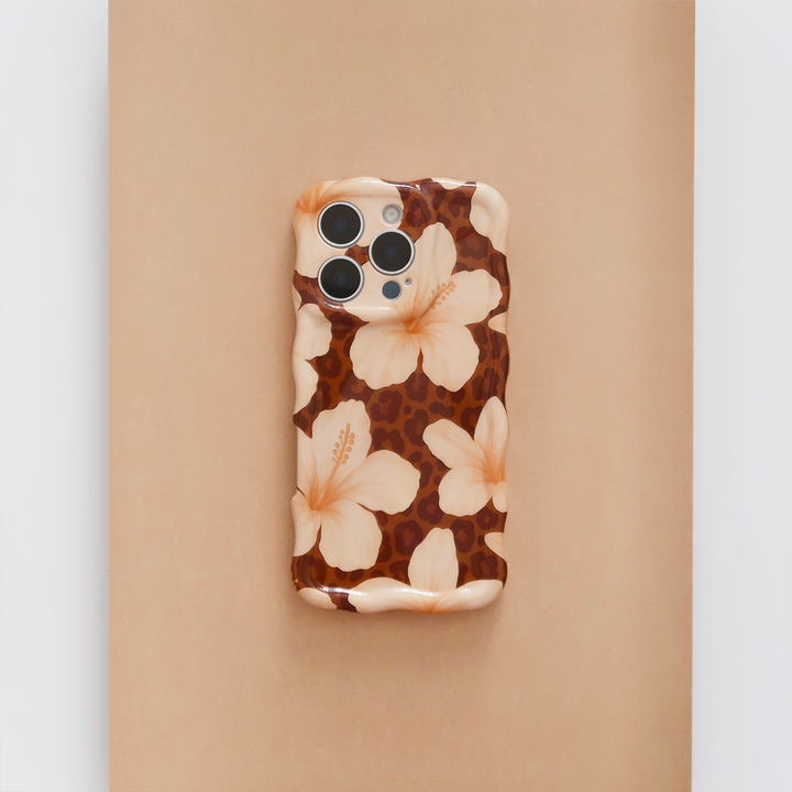 Wavy Phone Case - Safari Bloom