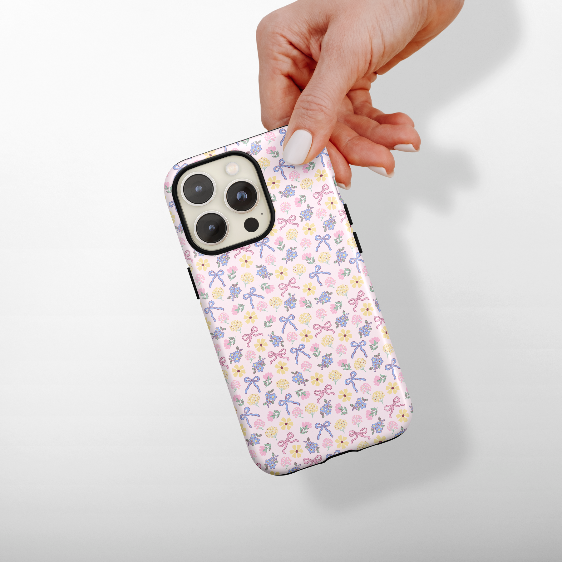 Spring Loaded Phone Case Tough MagSafe® Phone Case - Spring Bows | iPhone Cases – Coconut Lane