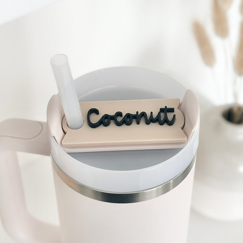Personalised Standard Tumbler Topper by Paper Circles