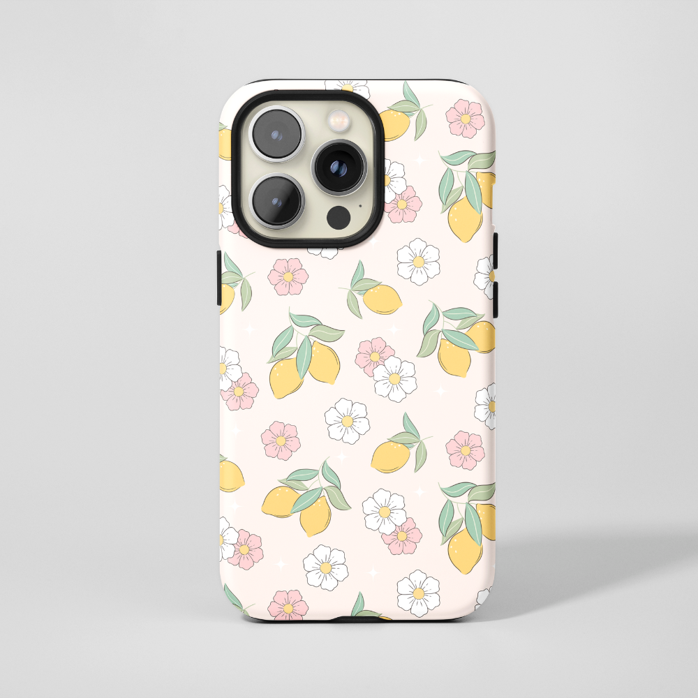 Tough Phone Case - Lemon Bloom