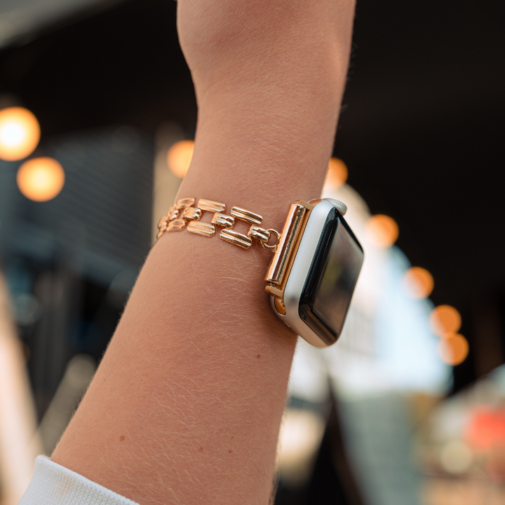 Square Gold Bracelet Apple Watch Strap