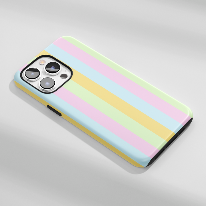 Tough Phone Case - Pastel Stripes