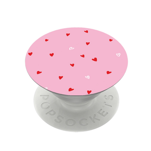 PopSocket Grip Cute Hearts Phone Rings Coconut Lane - Main Image