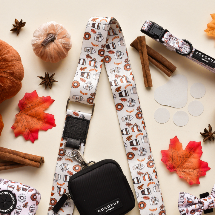 Dog Walking Black Bag Bundle - Autumn Spiced Latte