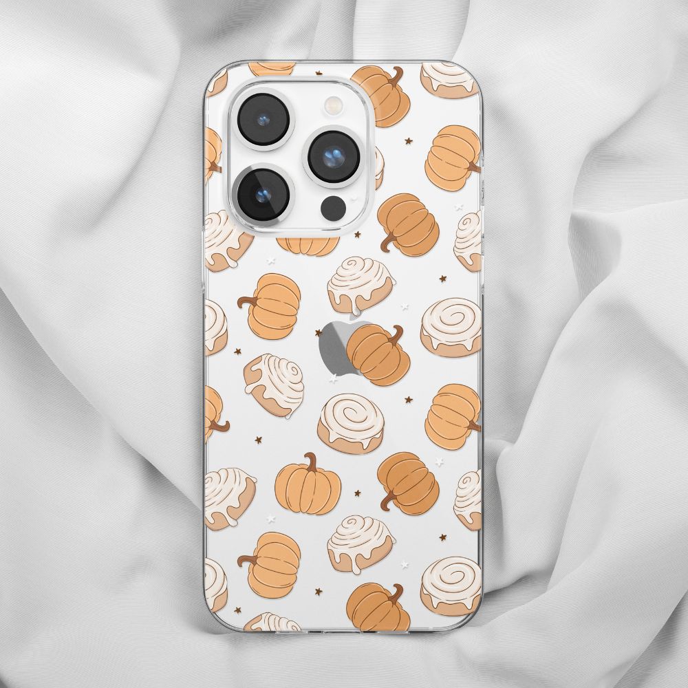 Clear Phone Case - Cinnamon Buns