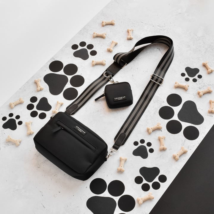 Dog Walking Black Bag Bundle - Reflective Black