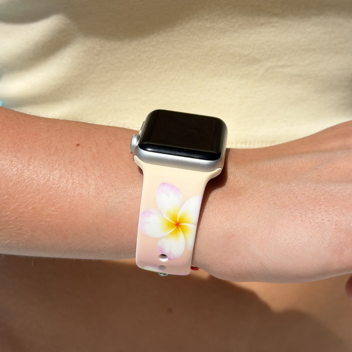 Aloha Bloom Watch Strap on wrist floral summer