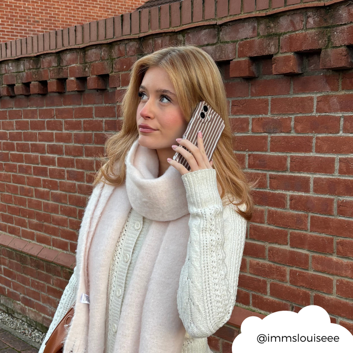 Wavy Phone Case - Chestnut Stripes