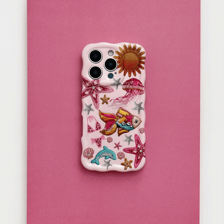 Wavy Phone Case - Pink Paradise