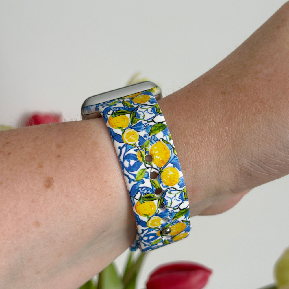 Amalfi Lemon Apple Watch Strap Watch Bands Coconut Lane
