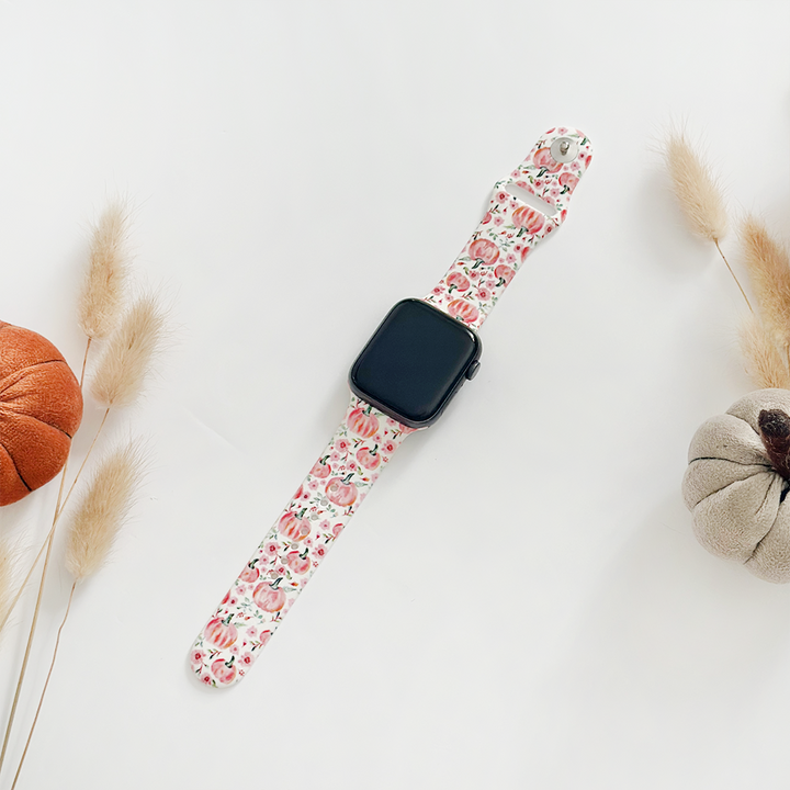 Ditsy Pumpkins Apple Watch Strap