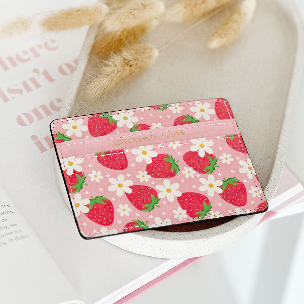 Berry Cute Strawberry Card Holder