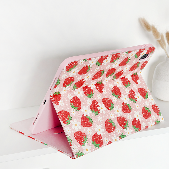 Berry Cute Strawberry iPad Case