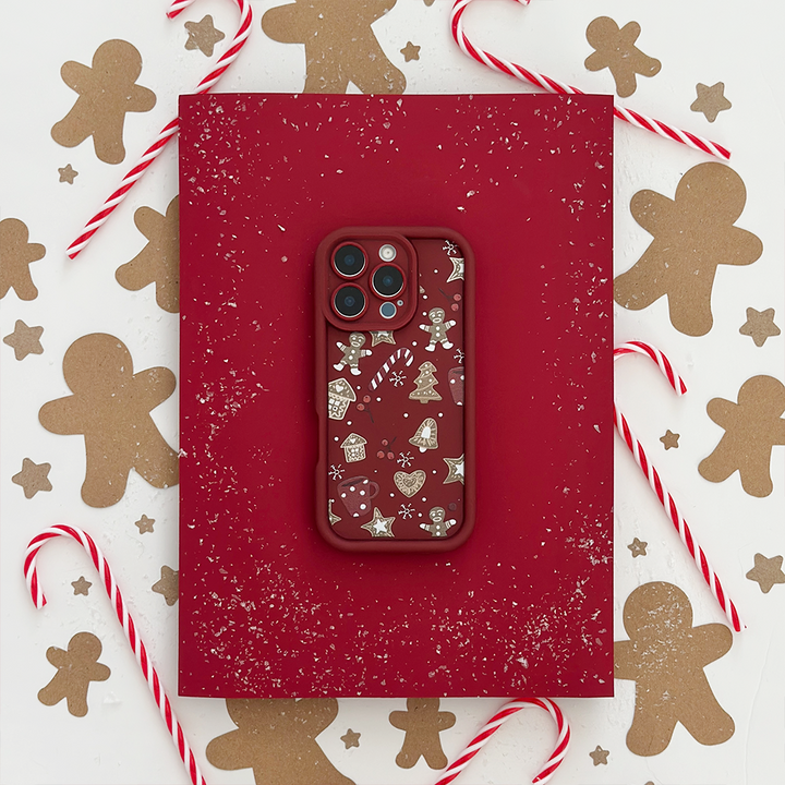 NEW - Burgundy Christmas Phone Case