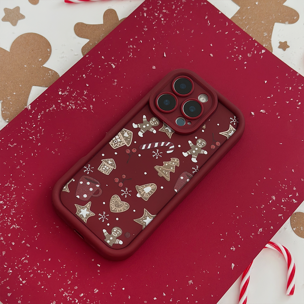 NEW - Burgundy Christmas Phone Case