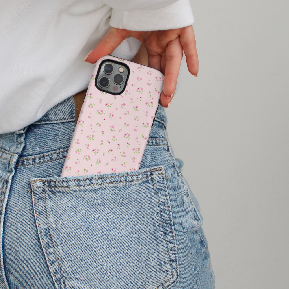 Tough MagSafe® Phone Case - Ditsy Floral Pink