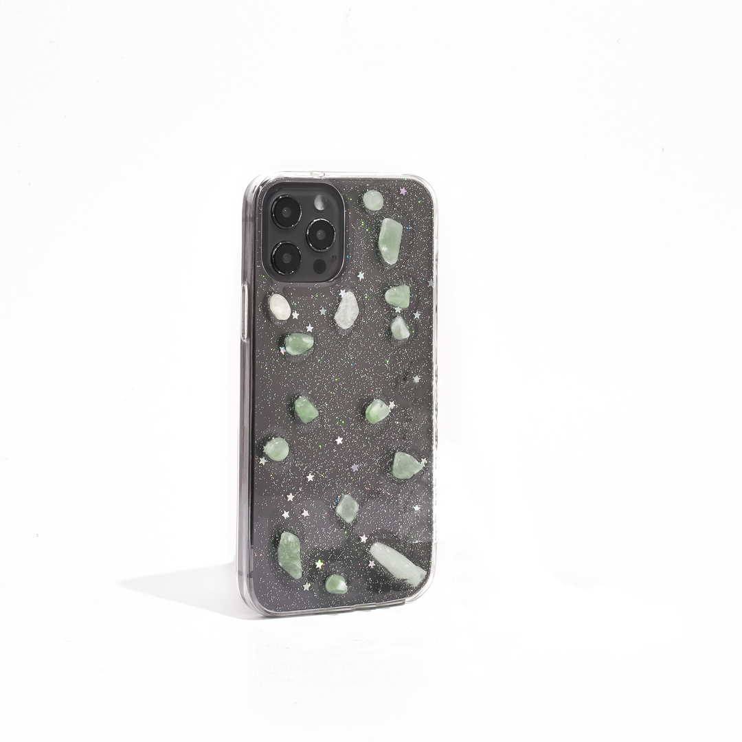 Crystal Stone Phone Case - Green