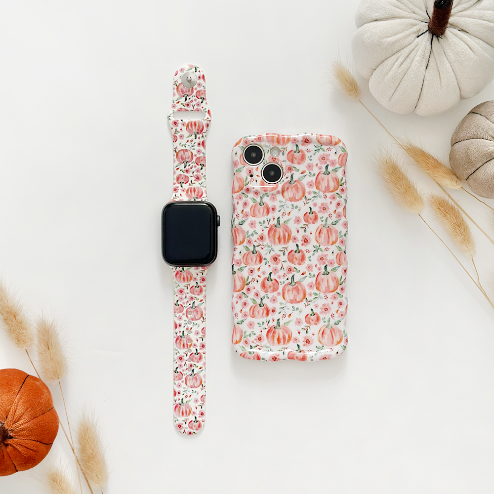 Ditsy Pumpkins Apple Watch Strap