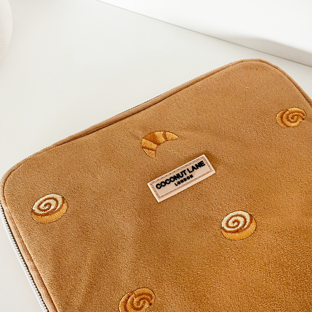 Suedette Croissant Club - iPad Sleeve