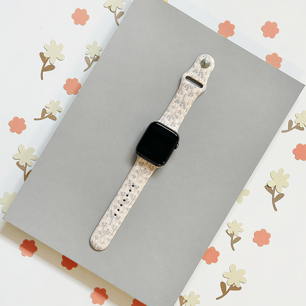 Nude Flowers Apple Watch Strap