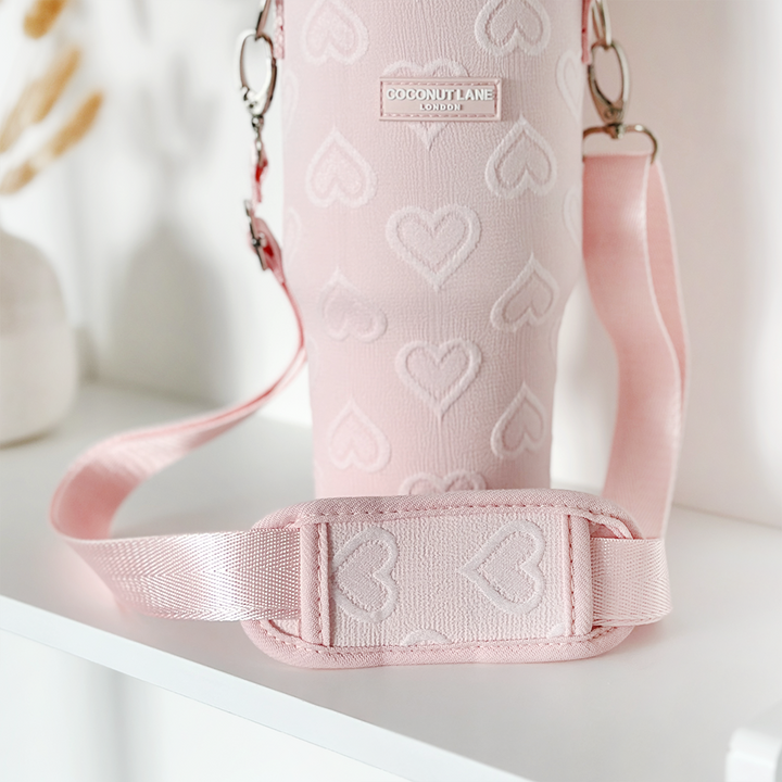 Tumbler Carry Case - Baby Pink Heart