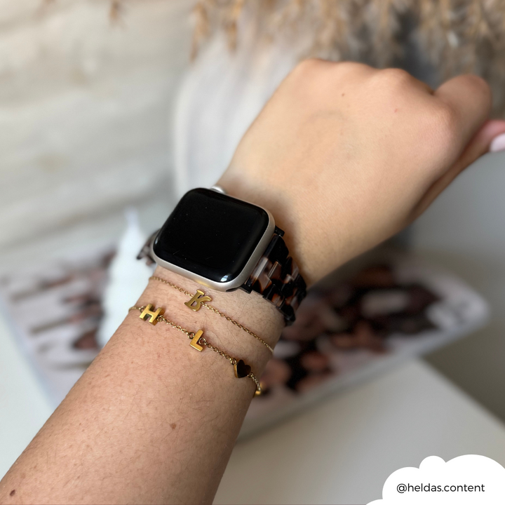 Slim Luxe Ivory Tort Apple Watch Strap