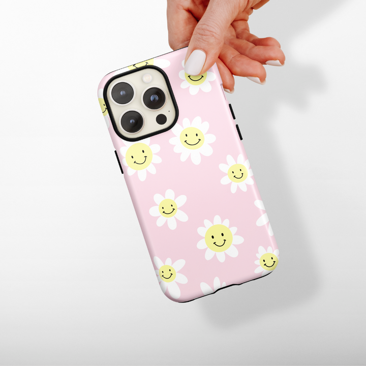 Tough Phone Case - Smiley Daisy
