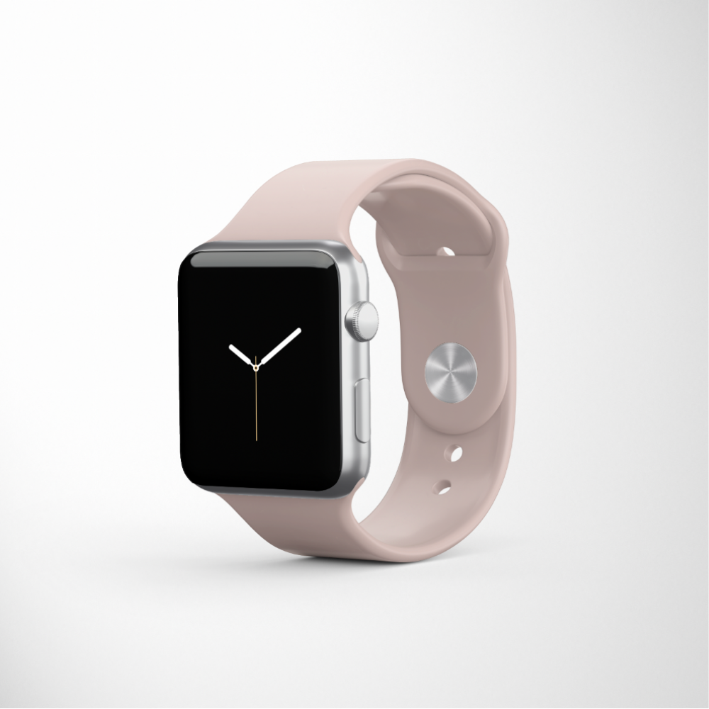 NAKD Apple Watch Strap Dusty Pink Watch Bands Coconut Lane