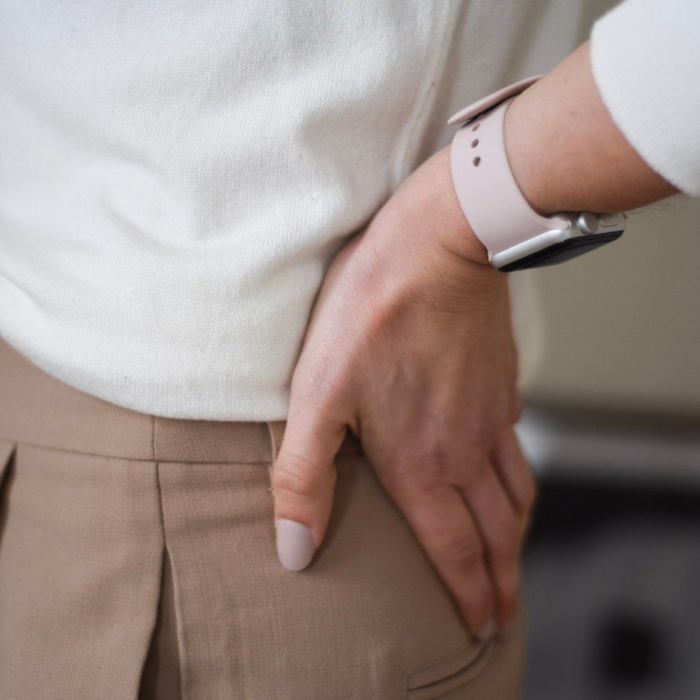 NAKD Apple Watch Strap Dusty Pink Coconut Lane