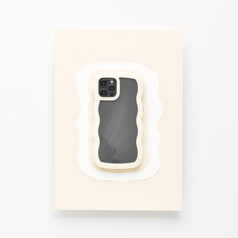 Curvy Phone Case - Cream
