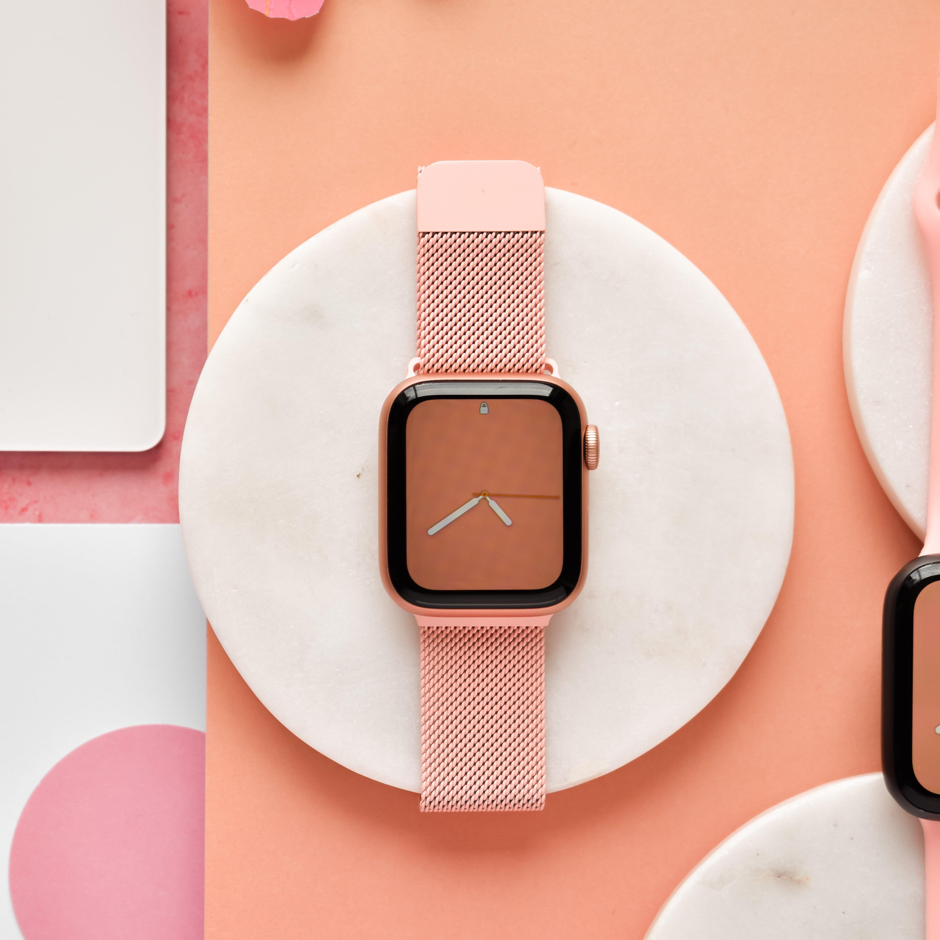 Coral apple watch cheap strap