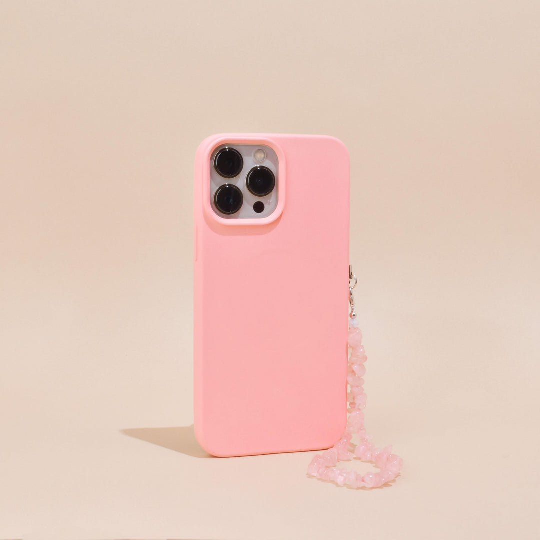 Crystal Phone Strap - Rose Quartz