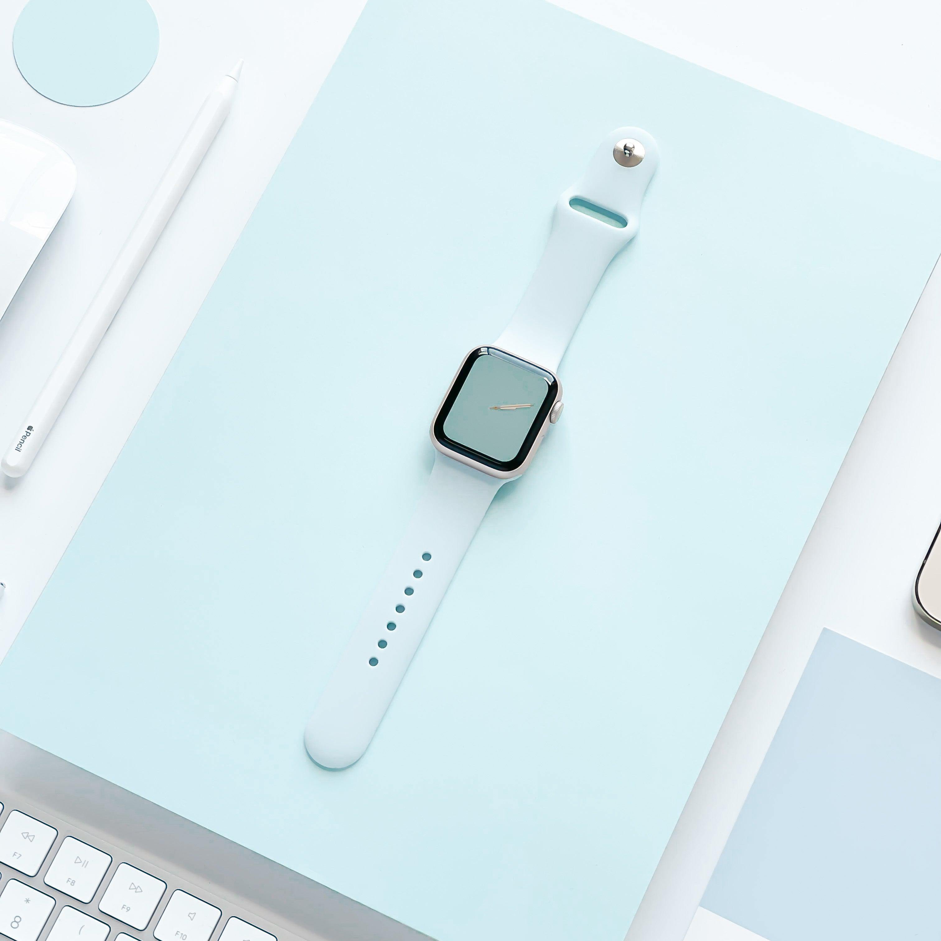 NAKD Apple Watch Strap Sky Blue Coconut Lane