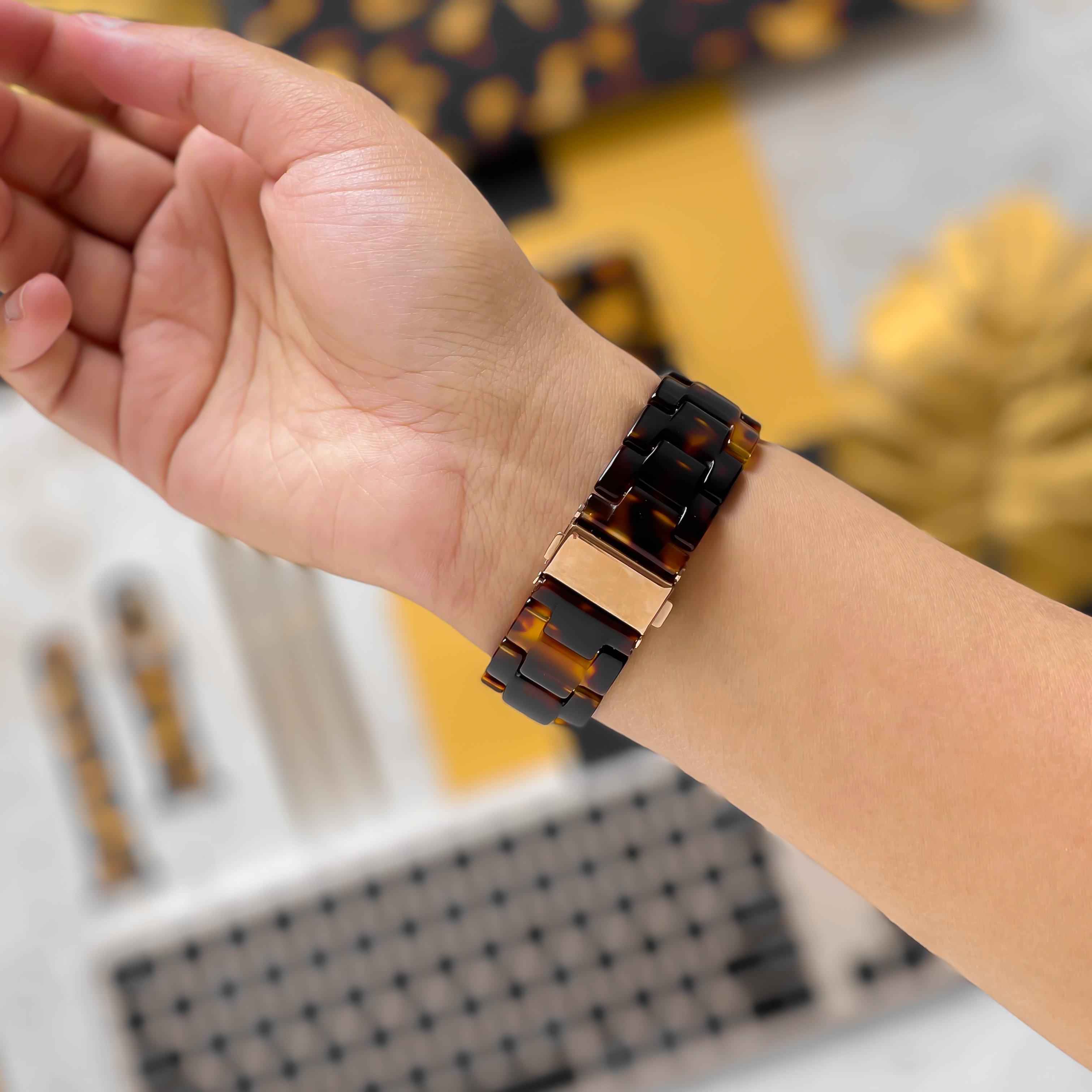 Luxe Tortoiseshell Apple Watch Strap – Coconut Lane