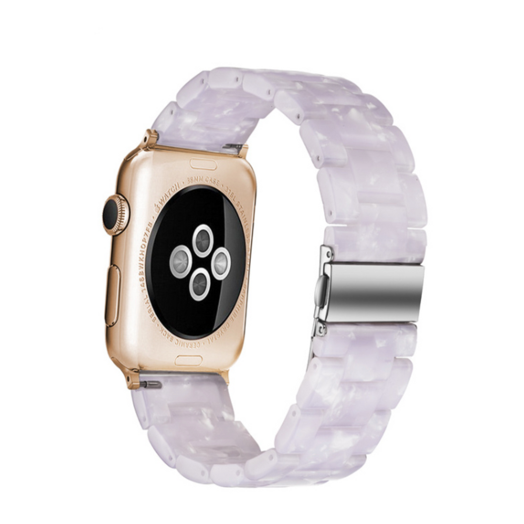 Luxe Pearl Resin Apple Watch Strap