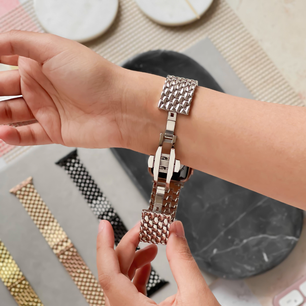 Mermaid Watch Strap Silver